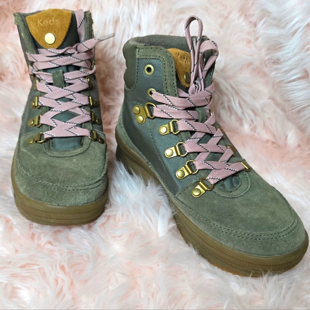 Keds Women's Midland Water-Resistant Suede Boots